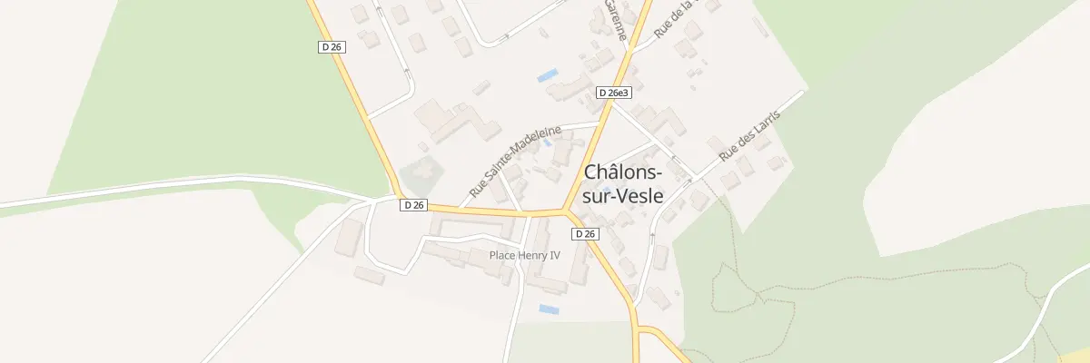 Plan du 1 Rue Charles de Gaulle à Châlons-sur-Vesle
