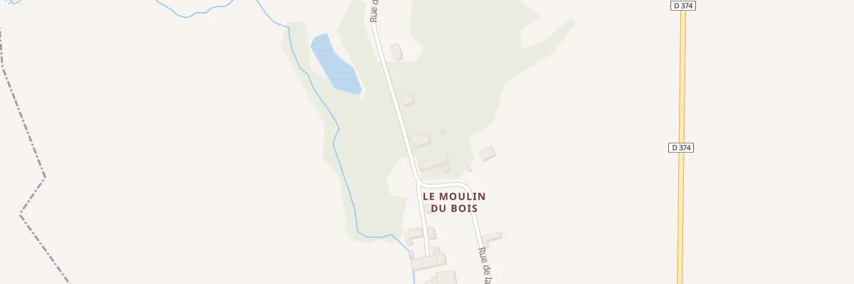 Plan du 262 Hameau du Moulin du Bois à Auxon