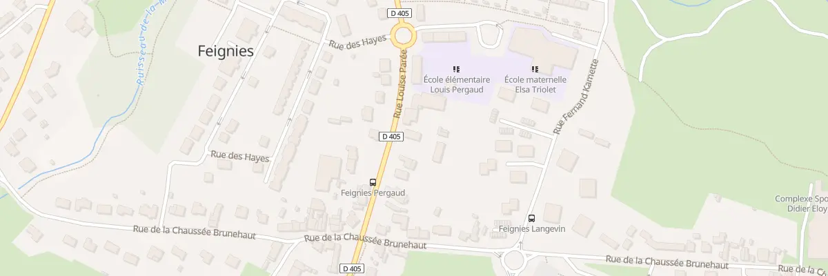 Plan du 35 Rue Louise Parée à Feignies