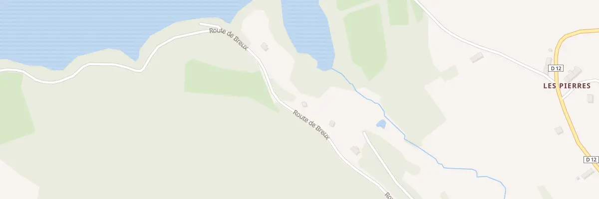 Plan du 24 Rte de Breux à Chaumard