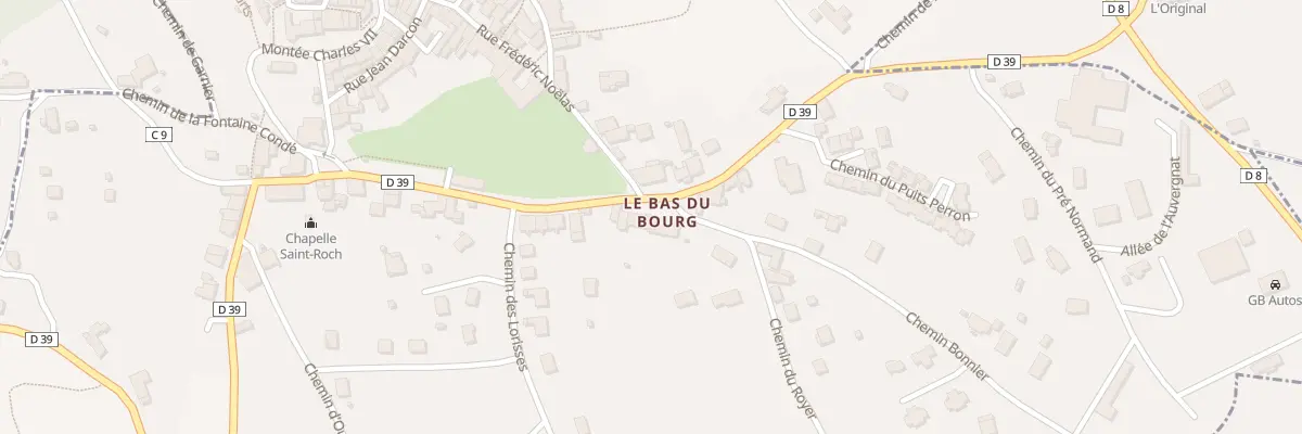 Plan du 411 Grand Chemin du Forez à Saint-Haon-le-Châtel