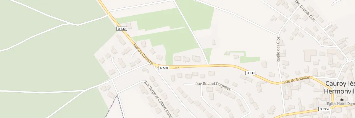 Plan du 10 Rue de Cormicy à Cauroy-lès-Hermonville