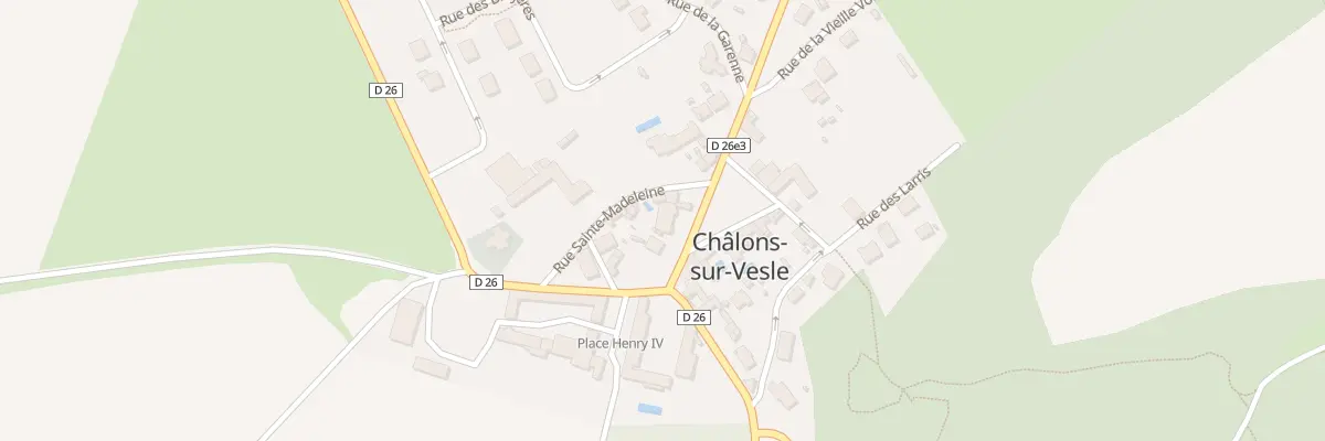 Plan du 5 Rue Charles de Gaulle à Châlons-sur-Vesle