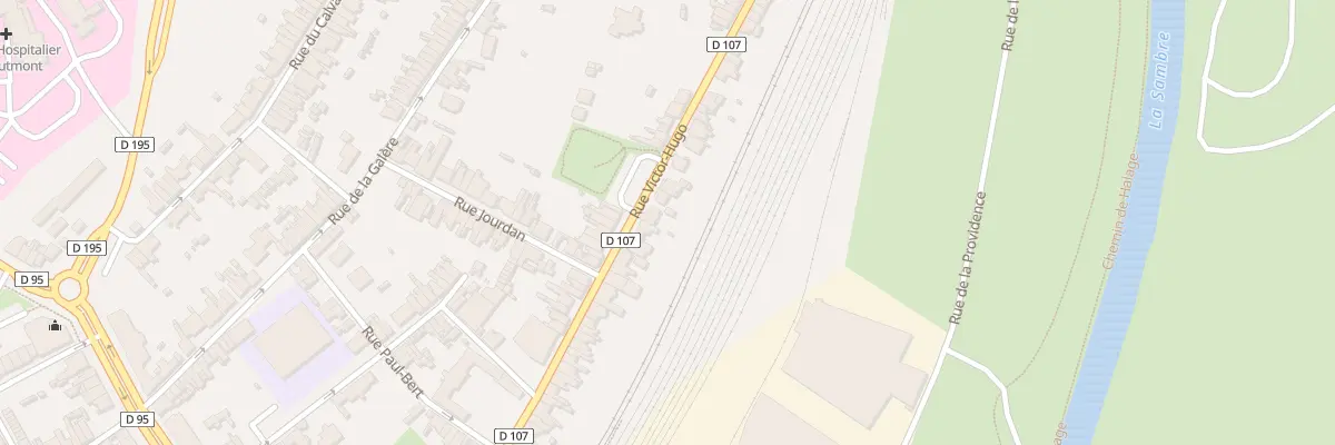 Plan du 88B Rue Victor Hugo à Hautmont
