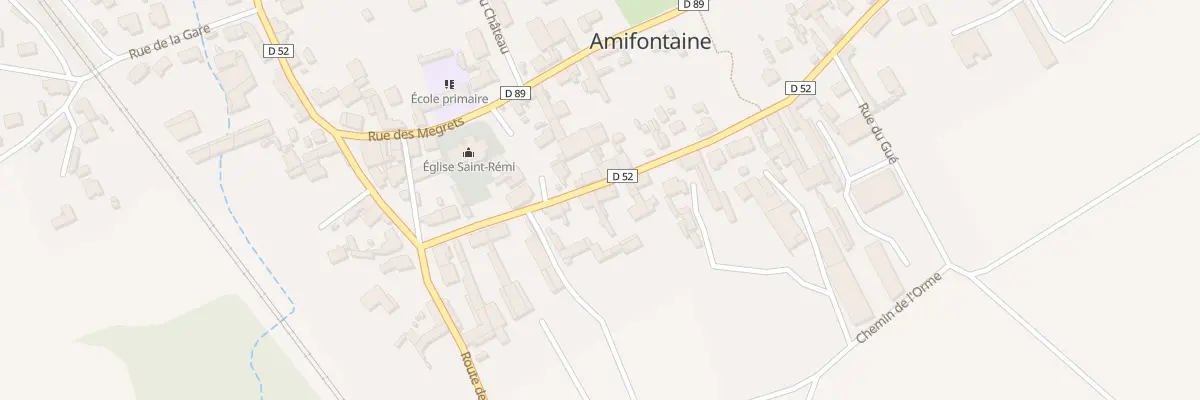 Plan du 10 Gr Gde Rue à Amifontaine