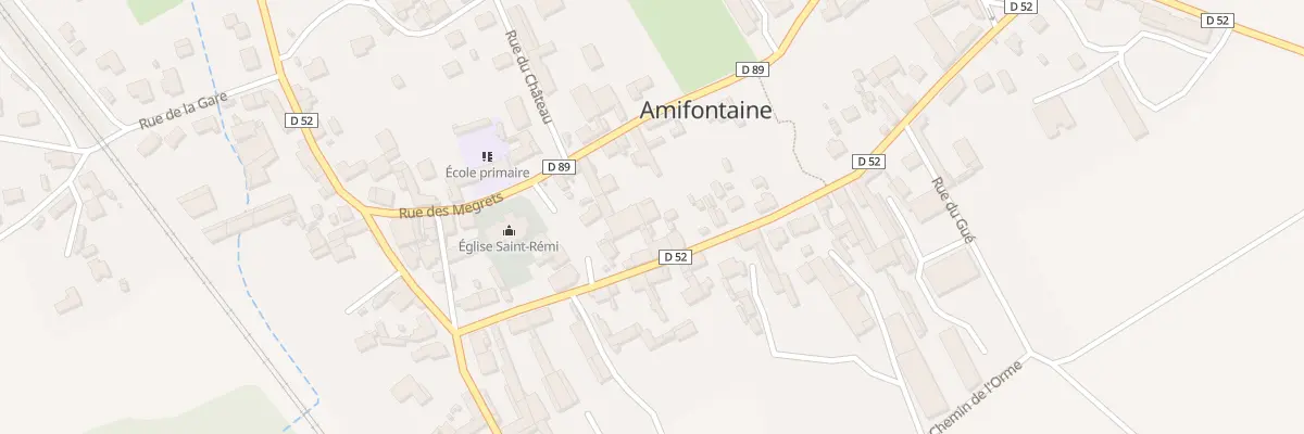 Plan du 9 Gr Gde Rue à Amifontaine