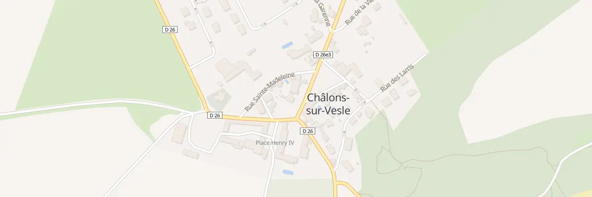 Plan du 3 Rue Charles de Gaulle à Châlons-sur-Vesle