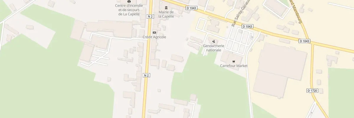 Plan du 16 Av du General de Gaulle à La Capelle