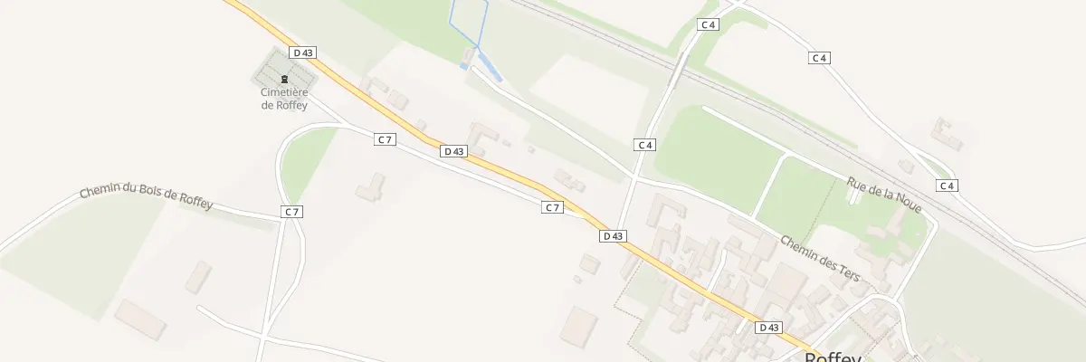 Plan du 9005 Rue des Sardins à Roffey