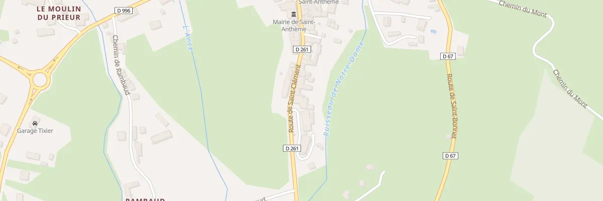 Plan du 5333 Les Penitents à Saint-Anthème