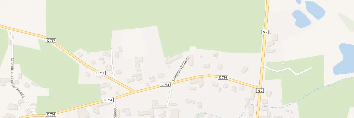Plan du 1 Che Quideau à La Flamengrie