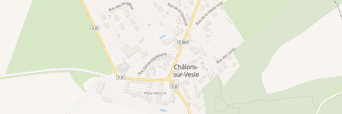 Plan du 7 Rue Charles de Gaulle à Châlons-sur-Vesle