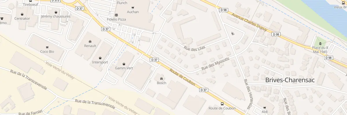 Plan du 16 Rue des Myosotis à Brives-Charensac