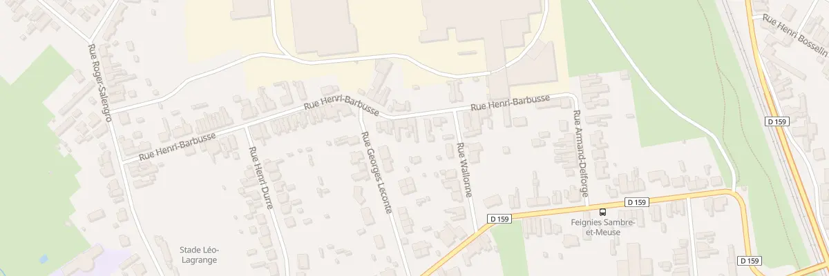 Plan du 64 Rue Henri Barbusse à Feignies