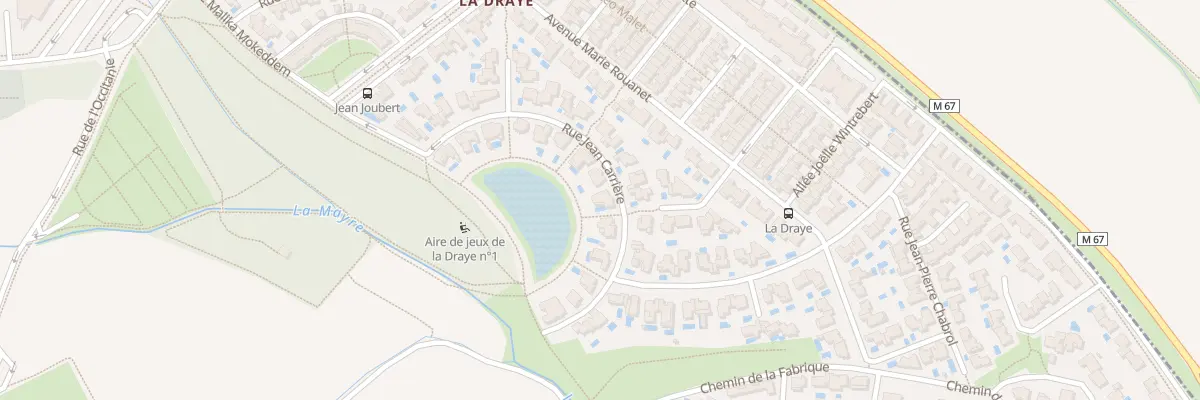 Plan du 5 Rue Jean Carrière à Jacou