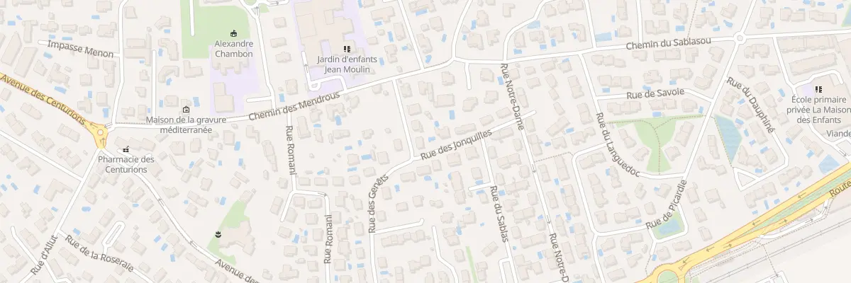 Plan du 5 Rue des Genêts à Castelnau-le-Lez