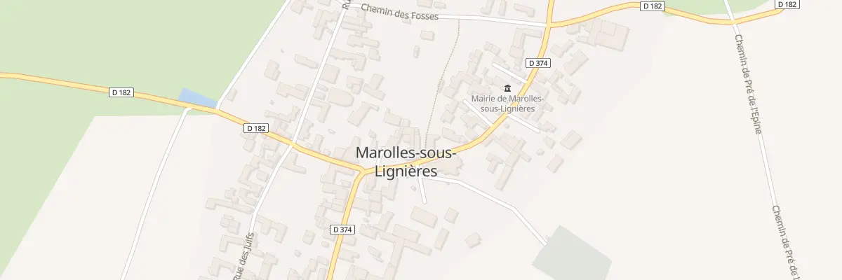Plan du 5 Rue Principale à Marolles-sous-Lignières
