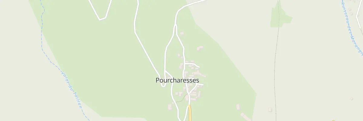 Plan du 5011 Pourcharesses Basses à Pourcharesses