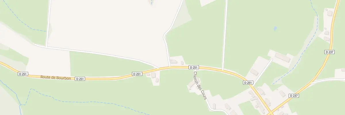 Plan du 328 Rte de Bourbon aux Guerreaux