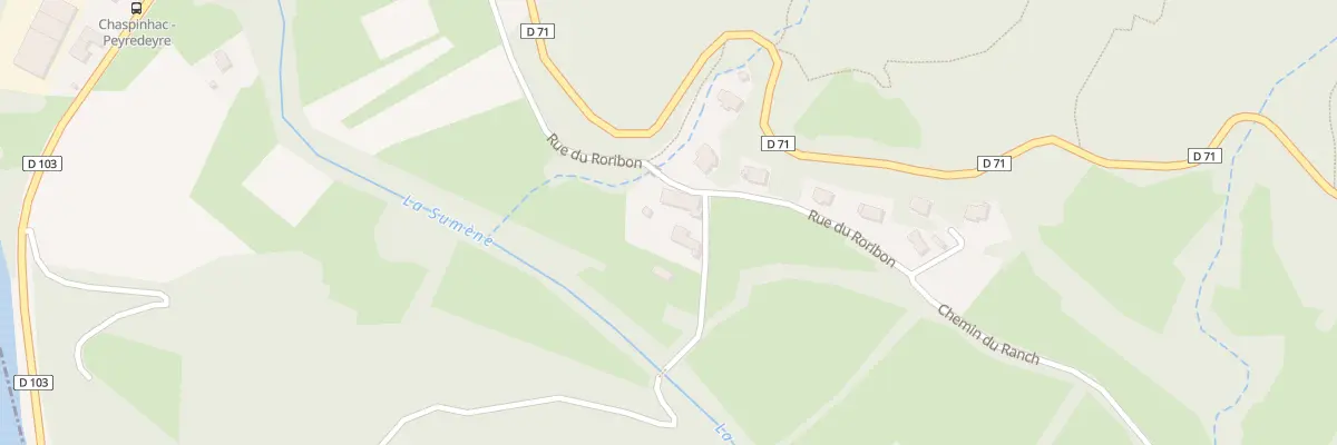 Plan du 10 Rue du Roribon à Chaspinhac