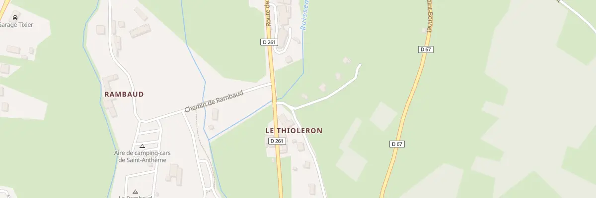 Plan du 5991 Le Garet à Saint-Anthème