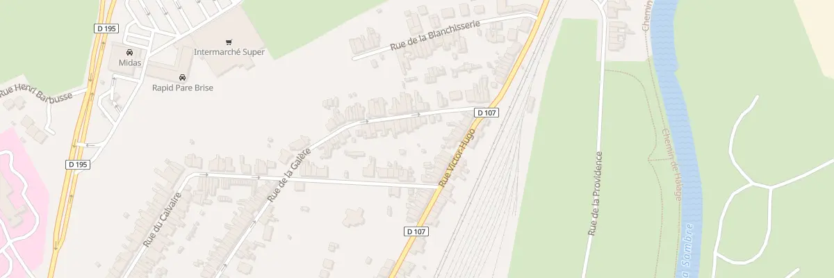 Plan du 130 Rue de la Galère à Hautmont