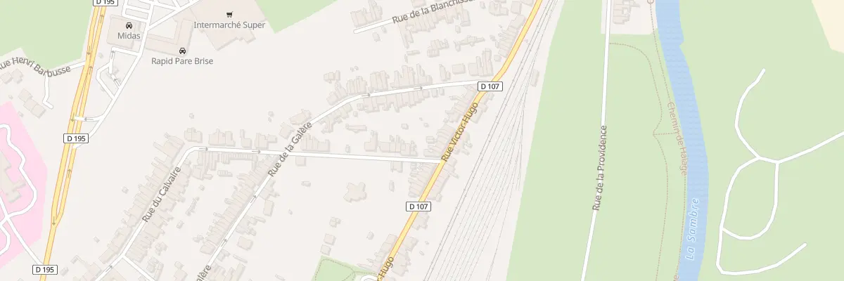 Plan du 117 Rue Victor Hugo à Hautmont