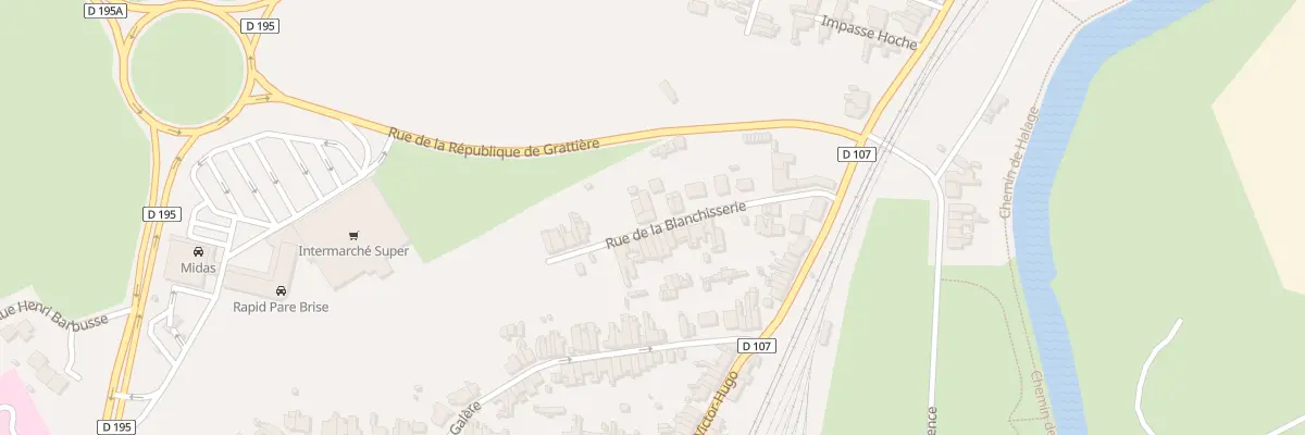 Plan du 46 Rue de la Blanchisserie à Hautmont