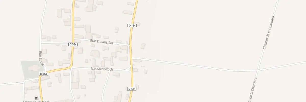 Plan de La Trapine à Boulages