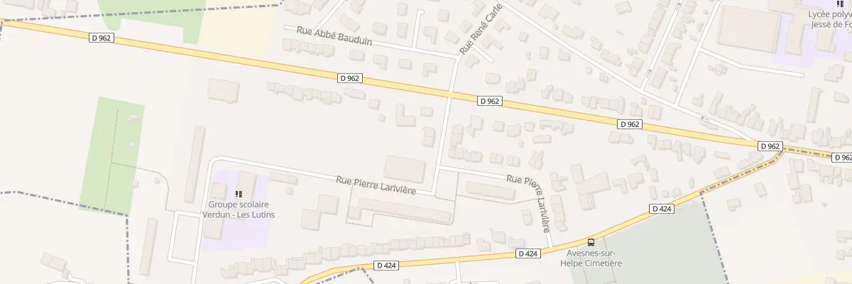 Plan du 4 Rue Georges Clemenceau à Avesnes-sur-Helpe