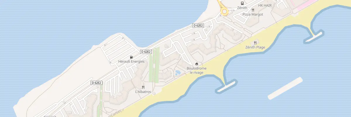 Plan du 879 Av Eveche de Maguelonne à Palavas-les-Flots