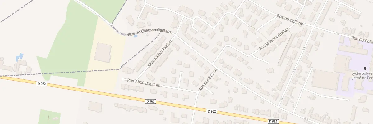 Plan du 6 All Emile Mercier Rés Fenelon à Avesnes-sur-Helpe