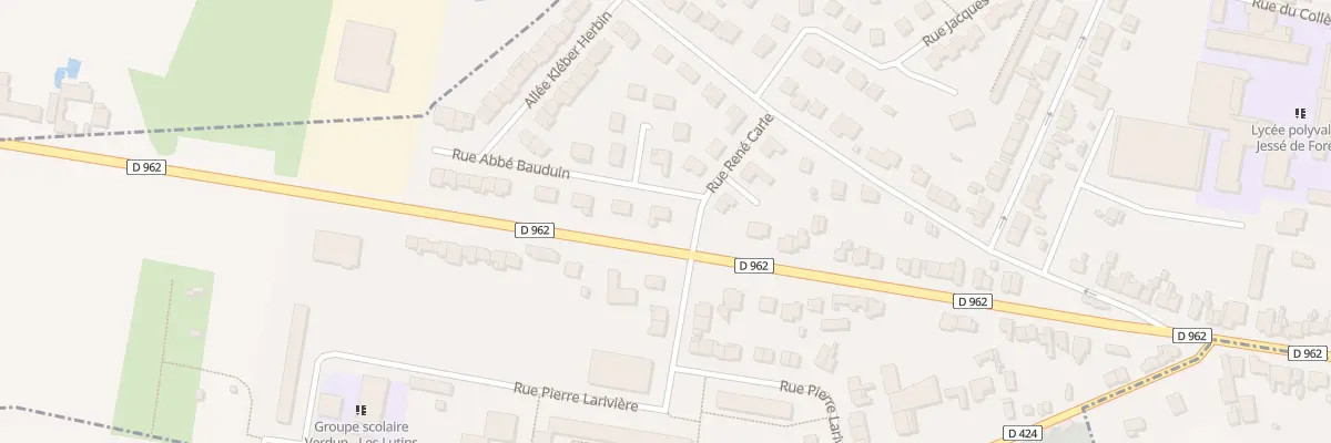 Plan du 1 Rue Abbe Bauduin Rés Fenelon à Avesnes-sur-Helpe