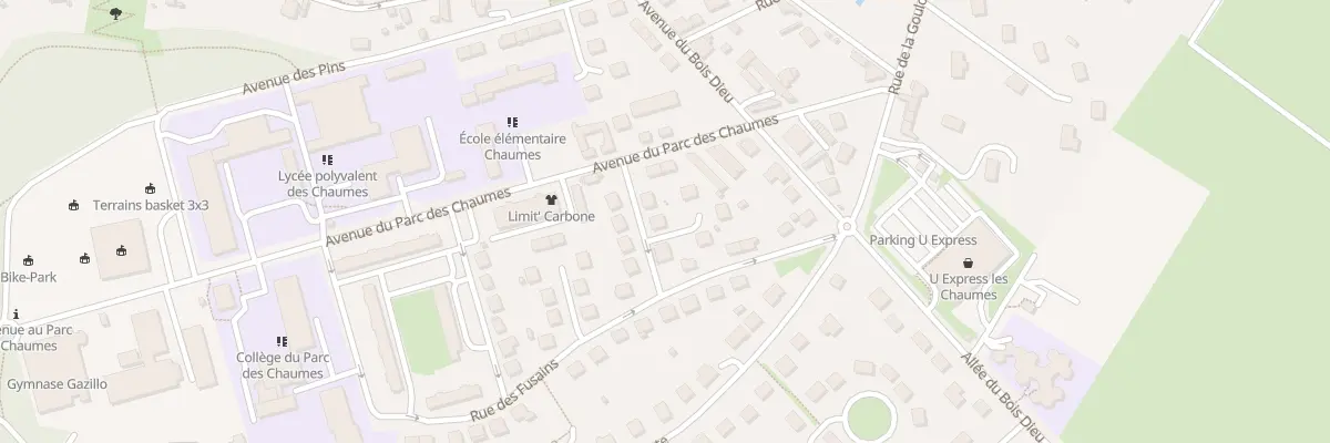 Plan du 3 Rue des Bruyères à Avallon