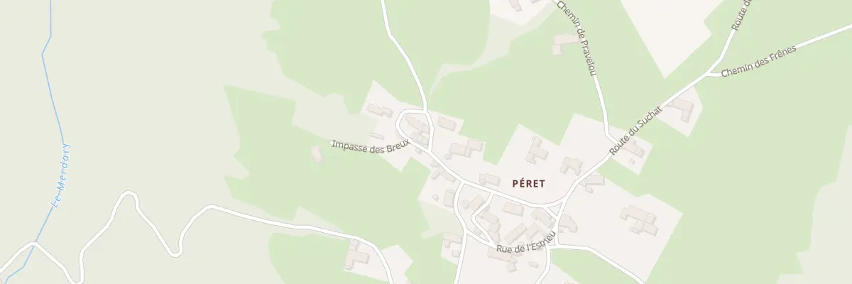 Plan du 5163A Peret à Saint-Julien-d’Ance