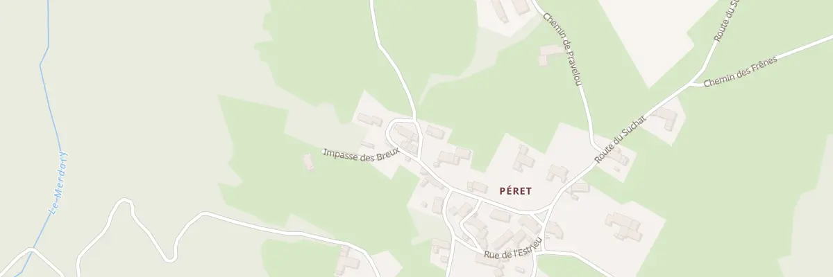Plan du 5164D Peret à Saint-Julien-d’Ance