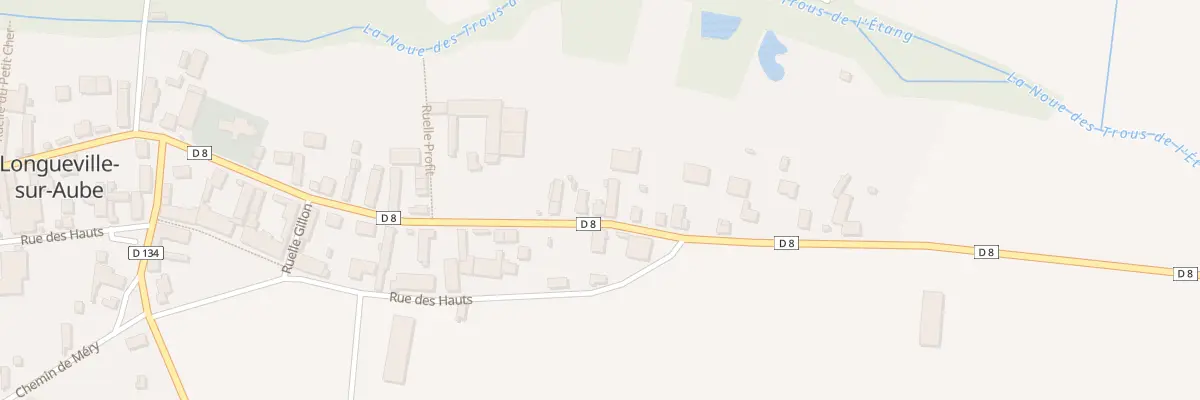 Plan du 25 Rte de Charny à Longueville-sur-Aube