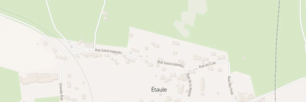Plan du 10 Rue St Valentin à Étaule