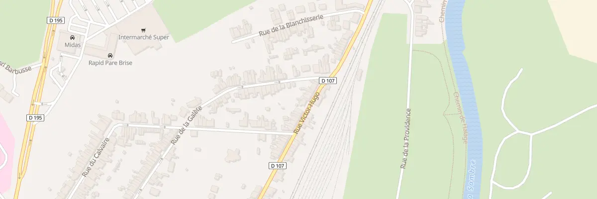 Plan du 125 Rue Victor Hugo à Hautmont