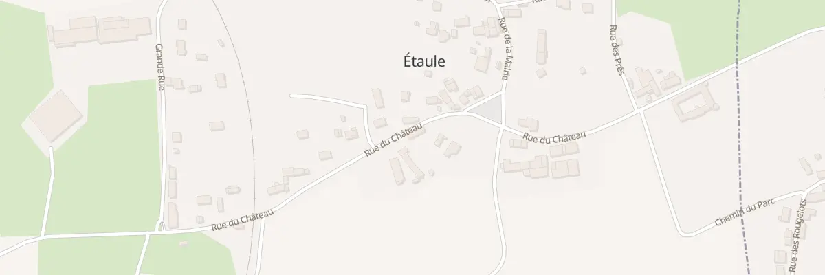 Plan du 6 Rue du Château à Étaule
