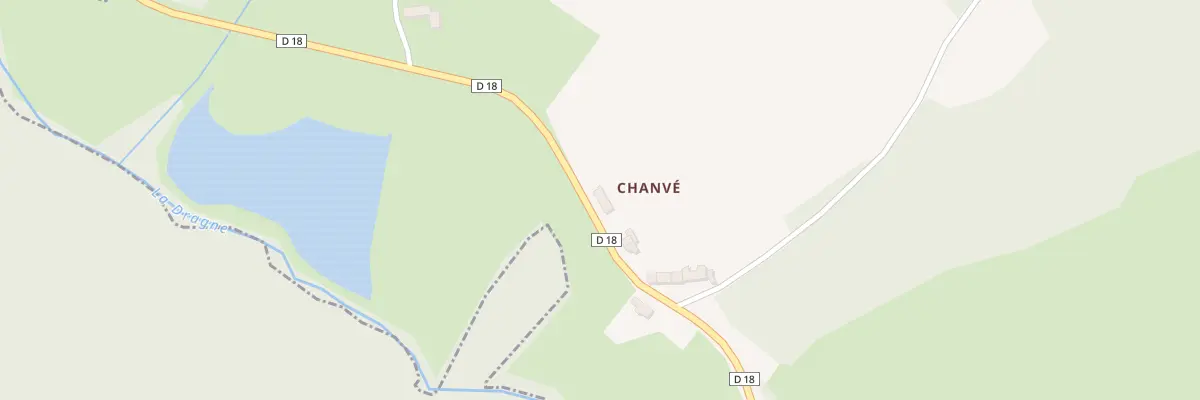 Plan du 282 Rte d’Autun à Villapourçon