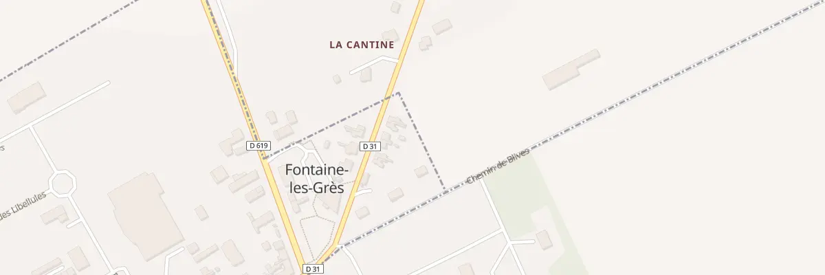 Plan du 12 Rue de la Gare à Fontaine-les-Grès