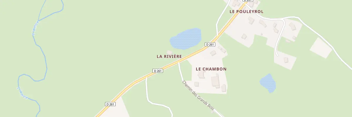 Plan du 452 Rte de Viverols à Saint-Clément-de-Valorgue