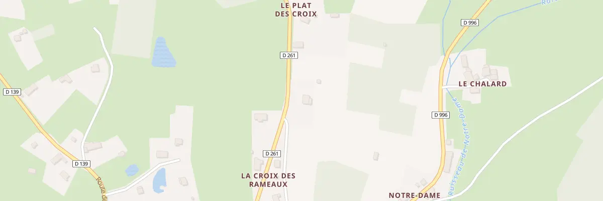 Plan du 8 La Croix des Rameaux à Saint-Anthème