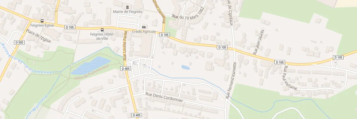 Plan du 48 Rue Jean Jaurès à Feignies
