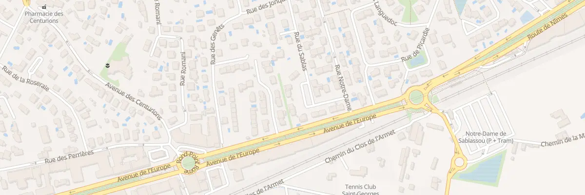 Plan du 20 Rue du Sablas à Castelnau-le-Lez