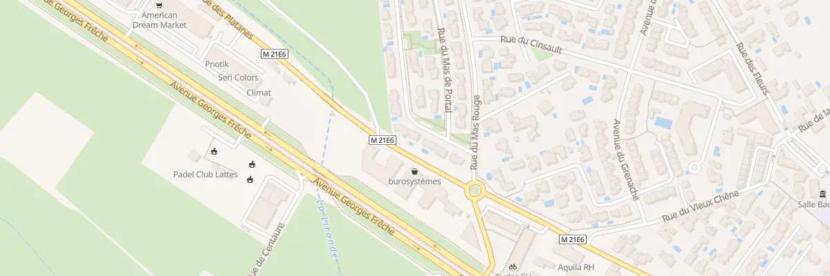 Plan du 7 Rue du Mas de Portal à Lattes