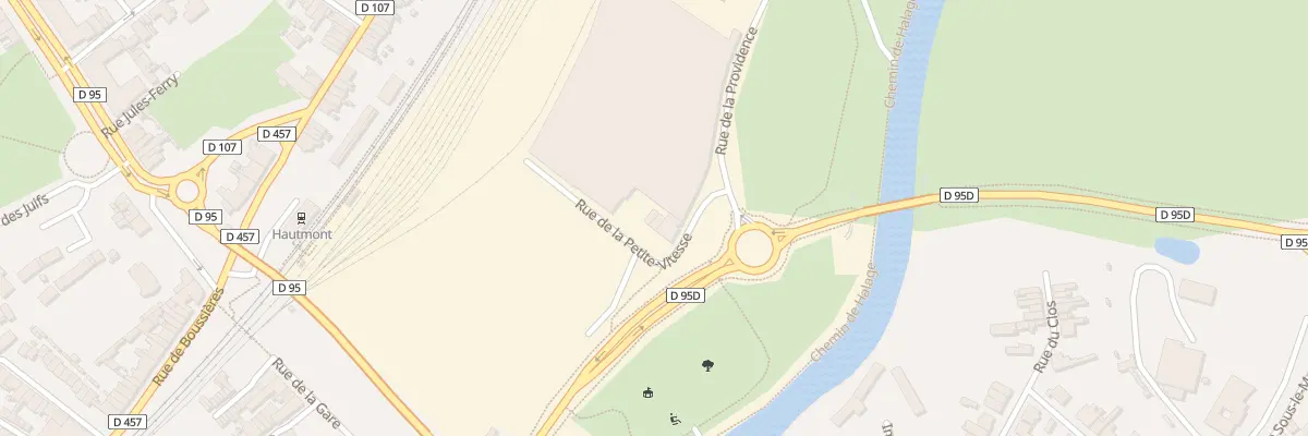Plan du 2B Rue de la Petite Vitesse à Hautmont