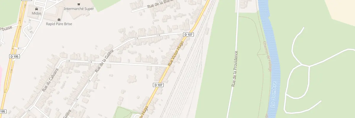 Plan du 132 Rue Victor Hugo à Hautmont