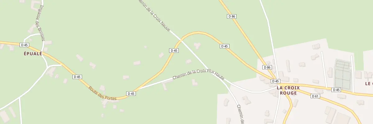 Plan du 315 Rte des Portes à Cremeaux